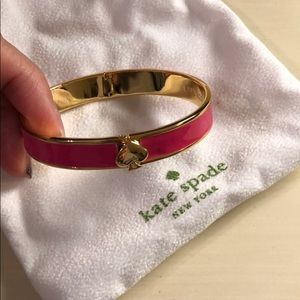 Kate spade gold pink bangle